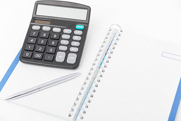 istock Business concept with calculator, pen and notebook 470642690