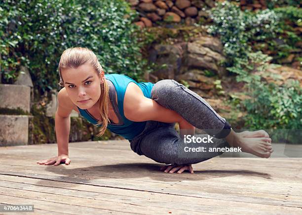 Owning The Eight Angle Pose Stock Photo - Download Image Now - 2015, Active Lifestyle, Adult
