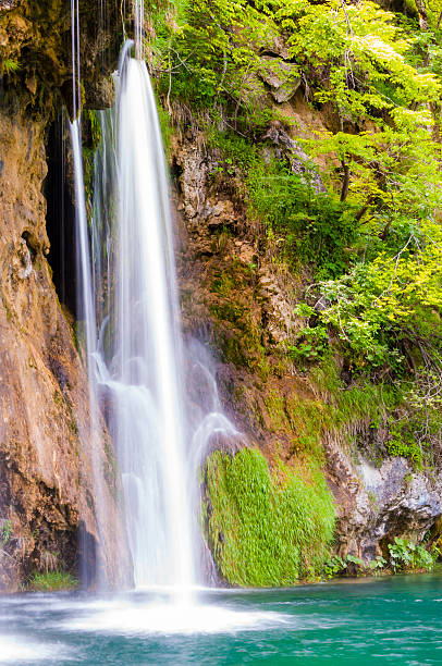 istock Silky waterfall streams in Plitvice Lakes National Park, Croatia 470644062