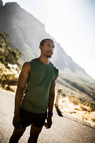 istock African American runner looking focused for fitness exercise 470644536