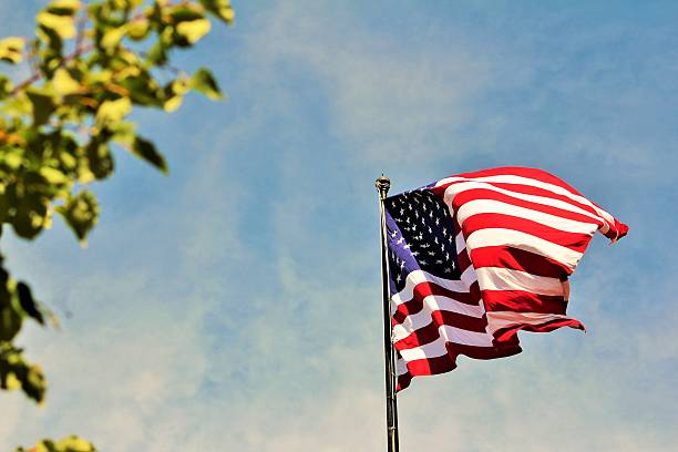 bandera estadounidense  - star spangled banner fotografías e imágenes de stock