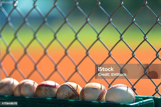 Baseballs In Dugout Stock Photo - Download Image Now - Baseball - Ball, Baseball - Sport, Sports Dugout