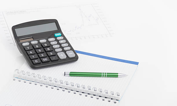 istock Business concept with calculator, pen and notebook 470650042