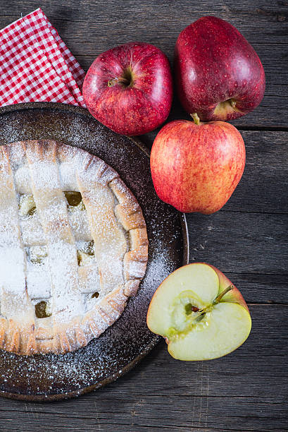 istock homemade apple pie and fresh fruits 470655586