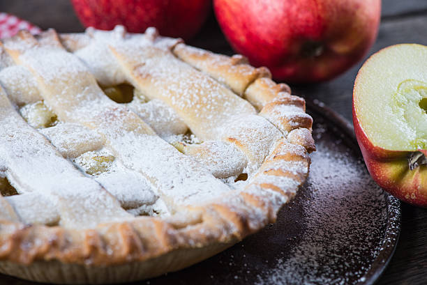 istock homemade apple pie and fresh fruits 470655624