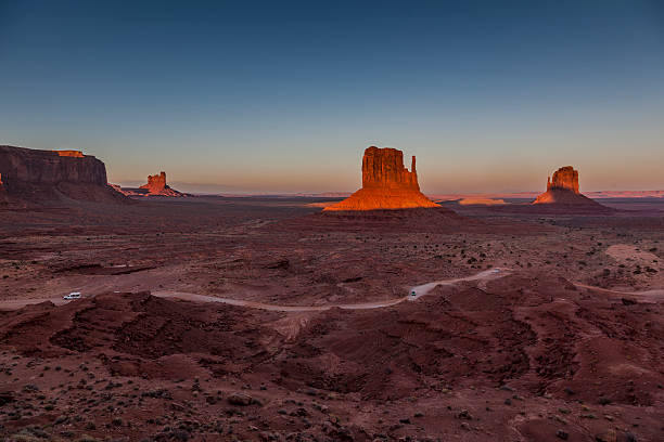 istock Mittens and Merrick Butte in dusk 470656400