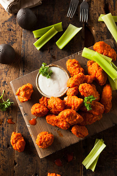 istock Hot and Spicy Boneless Buffalo Chicken Wings 470656600