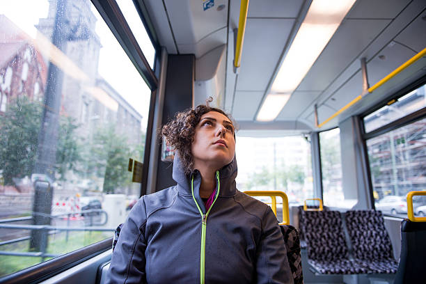 istock Thoughtful Young Woman on the Bus in Berlin 470656726