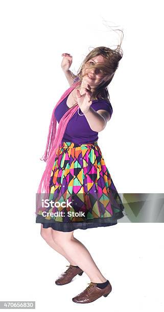 Wild Dancing Girl Stock Photo - Download Image Now - 2015, Adult, Beautiful People