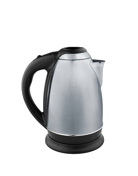 istock Stainless steel electric kettle isolated on white background 470657580