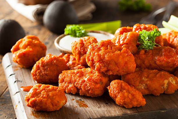 istock Hot and Spicy Boneless Buffalo Chicken Wings 470657746