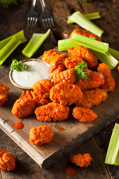 istock Hot and Spicy Boneless Buffalo Chicken Wings 470657748