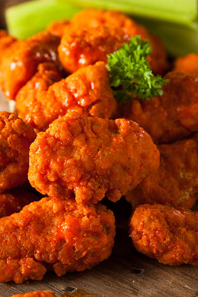 istock Hot and Spicy Boneless Buffalo Chicken Wings 470657750