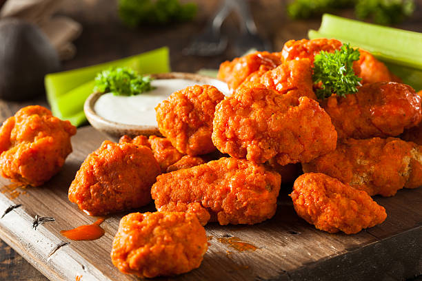 istock Hot and Spicy Boneless Buffalo Chicken Wings 470657766