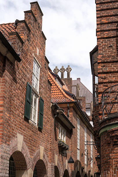 istock Brick houses in Bremen, Germany 470660134