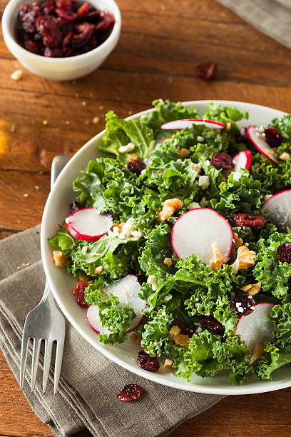 istock Healthy Raw Kale and Cranberry Salad 470660184