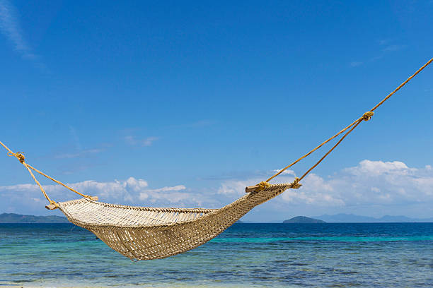 istock Hammock on a tropical paradise island 470668658