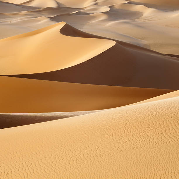 infinitas deserto de awbari - sahara desert imagens e fotografias de stock