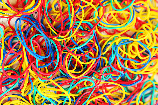 istock Colorful rubber bands, background 470675318