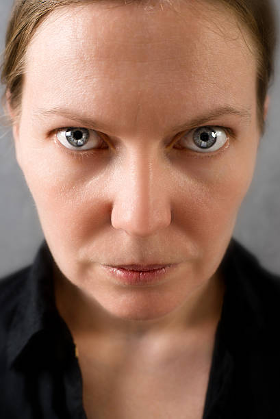 istock Beautiful woman with blue eyes 470675481