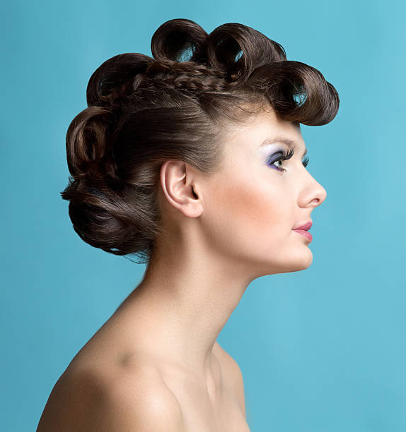 istock Woman portrait with Hairstyle 470681455