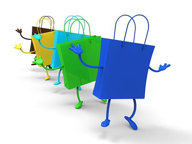 istock Shopping Bags Dancing Shows Retail Buys 470681715