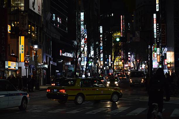 istock Shibuya district in Tokyo at night 470682008