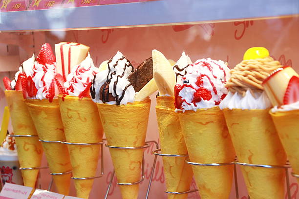 istock food model display of crape in Japan 470684464