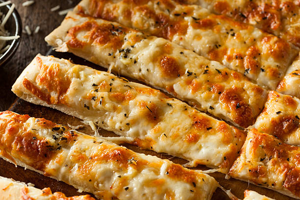 istock Homemade Cheesy Breadsticks with Marinara 470684514