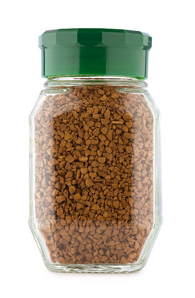 istock Jar of instant coffee isolated 470685604