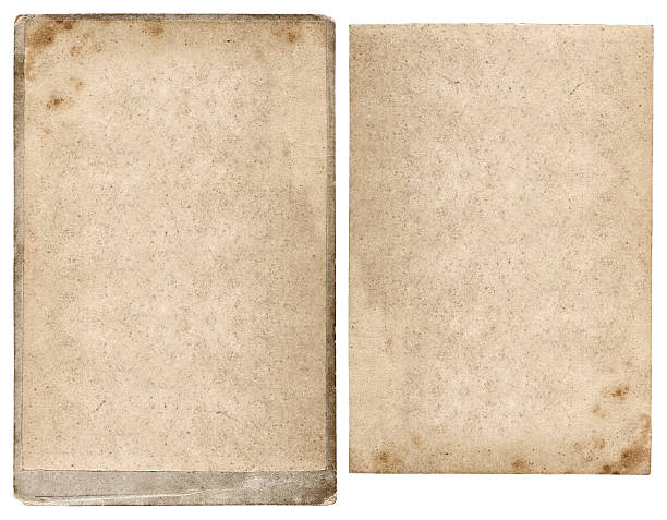 istock Used paper sheet and cardboard. Aged textured background 470686508