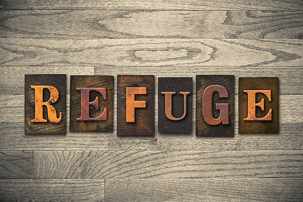 istock Refuge Wooden Letterpress Theme 470689560