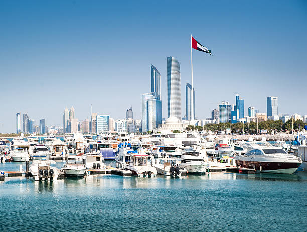 istock quay with yachts and skyscrapers 470691424
