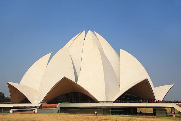 istock Lotus temple in New Delhi, India 470692484