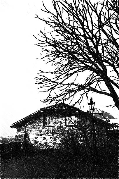 House in winter