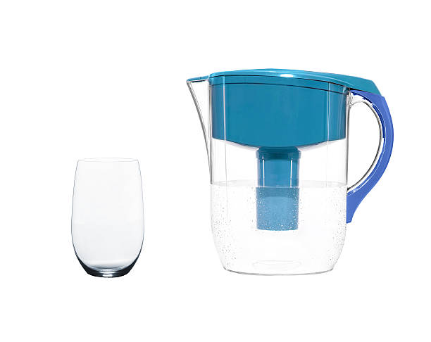 istock water filter with glass isolated on white 470702920