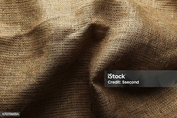 Background Of Natural Burlap Stock Photo - Download Image Now - 2015, Abstract, Backgrounds