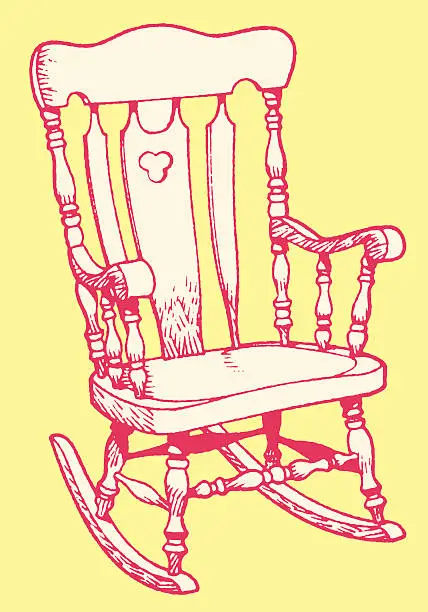 Vector illustration of Rocking Chair