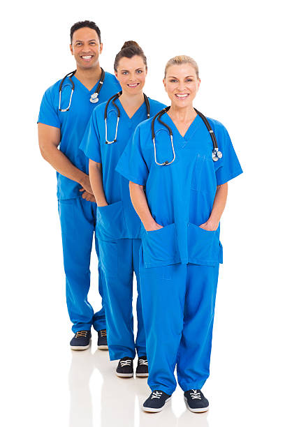 istock group of medical team standing in a row 470708182
