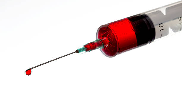 istock Syringe With A Drop Of Blood 470710616