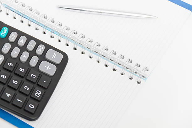 istock Business concept with calculator, pen and notebook 470710946