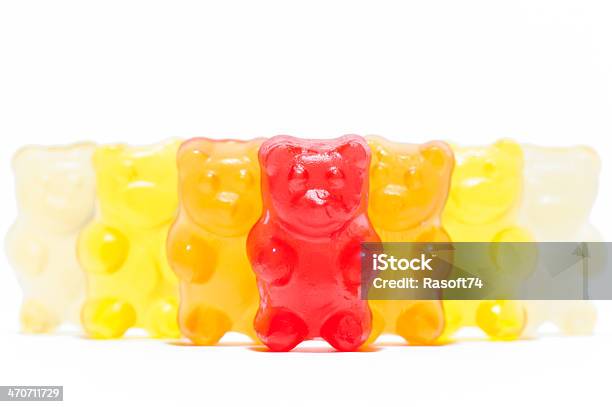 The Gang Of Colorful Teddy Bears Stock Photo - Download Image Now - Gummi Bears, Candy, Chewy