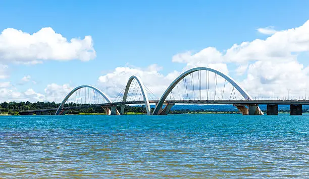 JK Bridge in Brasilia, Brazil