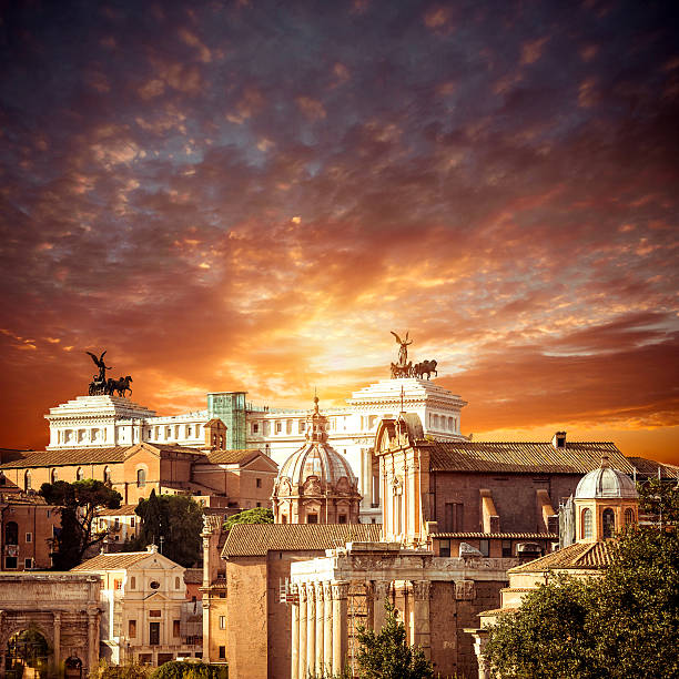istock view of the monument to Vittorio Emanuele 470714272