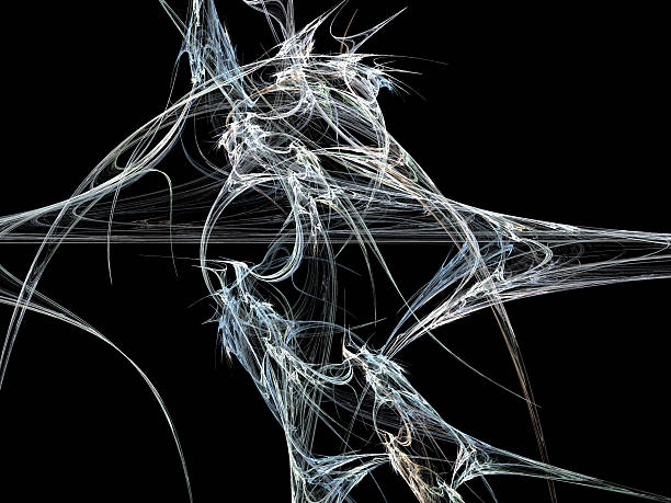 istock Digital Fractal on Black 470715004
