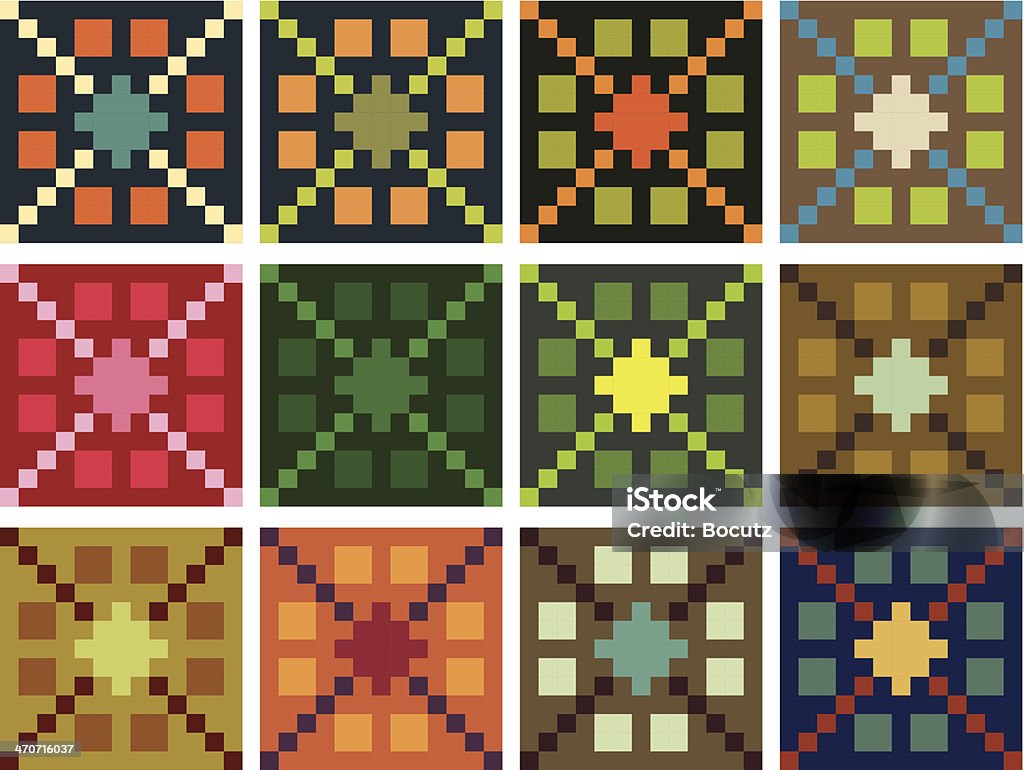 Single Traditional Pattern Traditional Pattern Stock Illustration - Download Image Now - Art And ...
