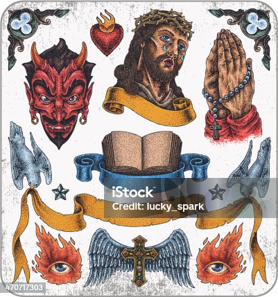 330+ Devil Heart Tattoo Stock Illustrations, Royalty-Free Vector ...