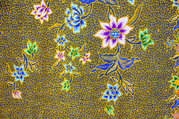 istock batik sarong  pattern background in Thailand, traditional 470718345