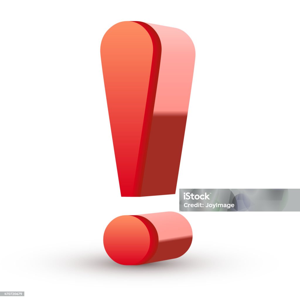 Red Rage Exclamation Mark Red Exclamation Mark Stock Illustration - Download Image Now ...