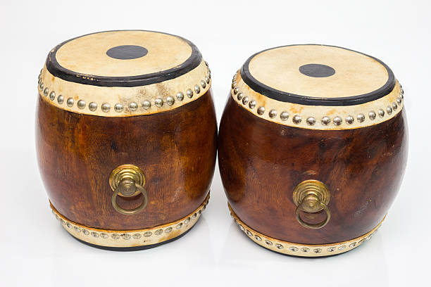 Thai classical music instrument Thai drum stock photo